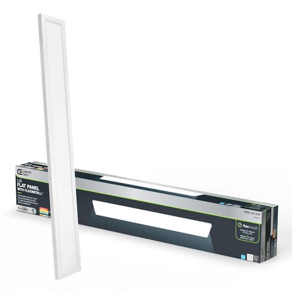 Flex Install Panel 6 in. x 48 in. White Integrated LED Flat Panel Light with 5CCT