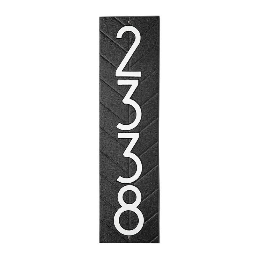 Modern Herringbone Vertical Plaque, Standard Wall 1-Line price history on PriceWatchPro