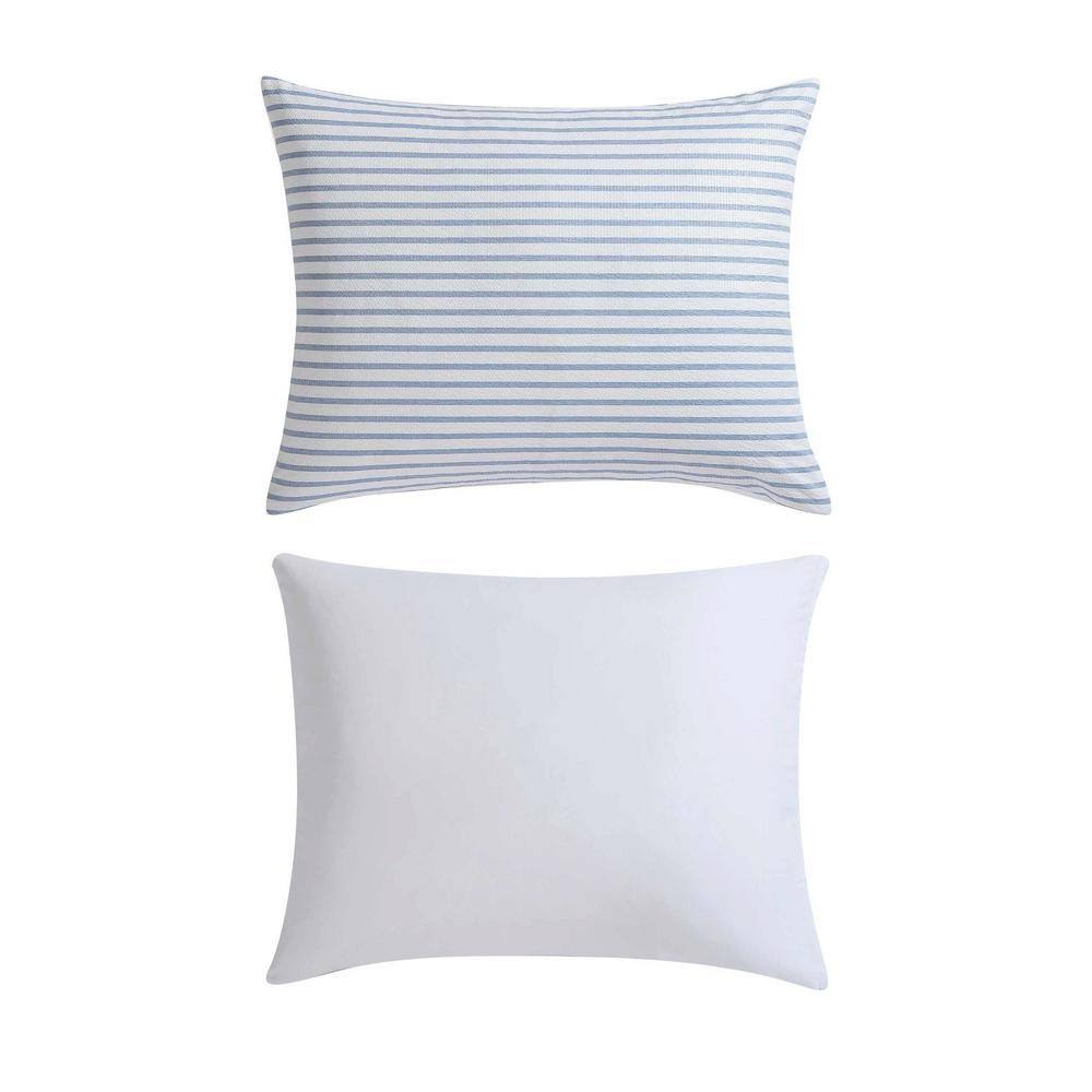 Navy Dusk Twin Reversible Microfiber Comforter Set