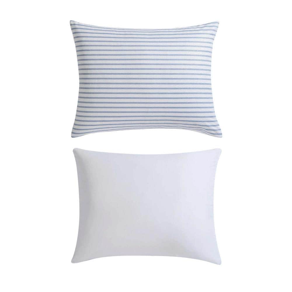 King Navy Dusk Reversible Microfiber Comforter Set