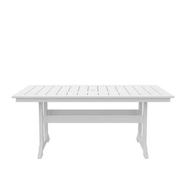 Tatayosi 70.08 In. W X 41.93 In. D X 29.92 In. H HDPE Dining Table In ...