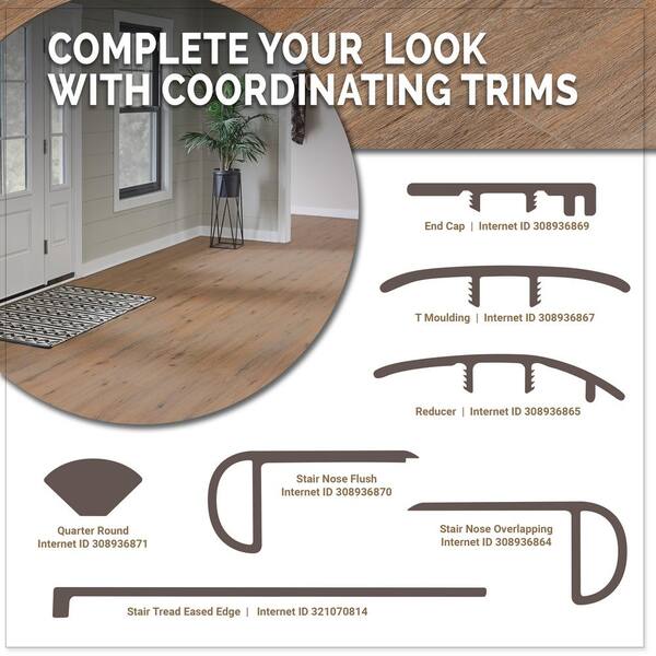 Mystic Gray 20 MIL x 7 in. x 48 in. Waterproof Click Lock Luxury Vinyl Plank Flooring (950.8 sq. ft. / pallet)