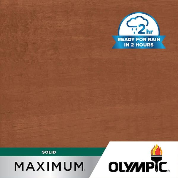 Olympic Maximum 1 gal.SC-1061 Pine Pods Solid Color Exterior Stain and Sealer in One
