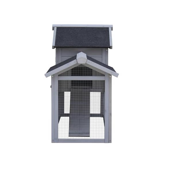TRIXIE Small Animal Hutch, Rabbit Hutch with Two Levels