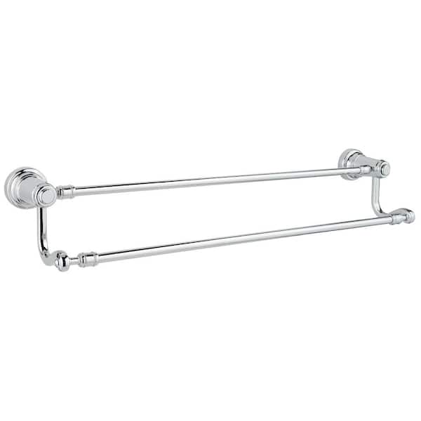 Pfister Ashfield 24 in. Double Towel Bar in Polished Chrome
