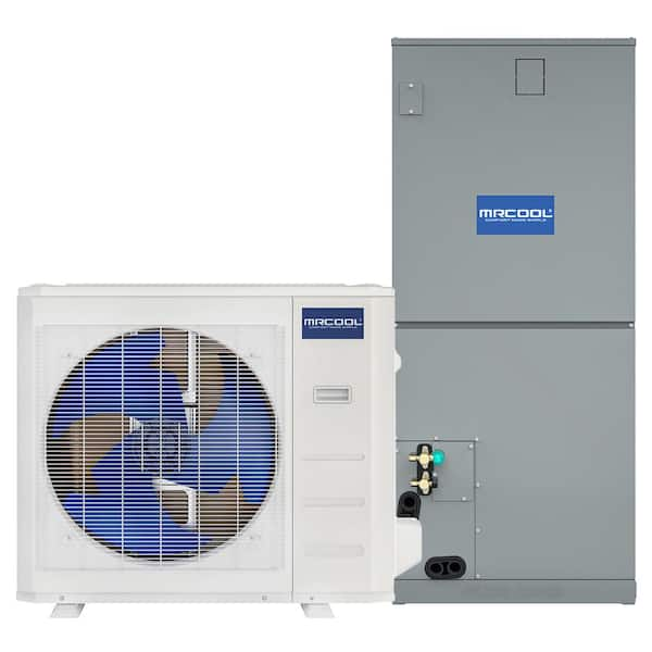 MRCOOL Central Ducted Hyper Heat System 24,000 BTU 2-Ton 17.4 SEER2 Heat Pump and Air Handler 230-Volt/60Hz