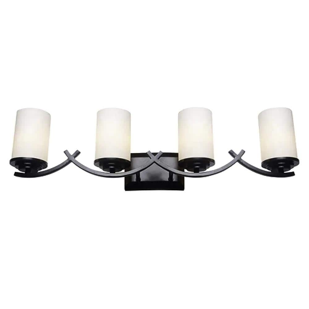 Oil Rubbed Bronze 4-Light Dimmable Vanity Fixture