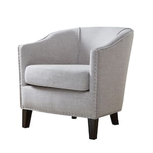 Emery Cream Barrel Arm Chair