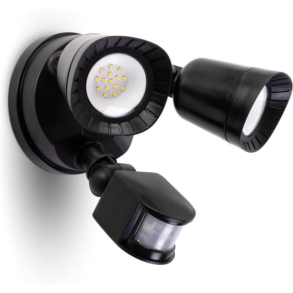 16-Watt Equivalent Integrated LED Black Wall Pack Light with Waterproof 5000K / 1900-Lumen, Black price history on PriceWatchPro