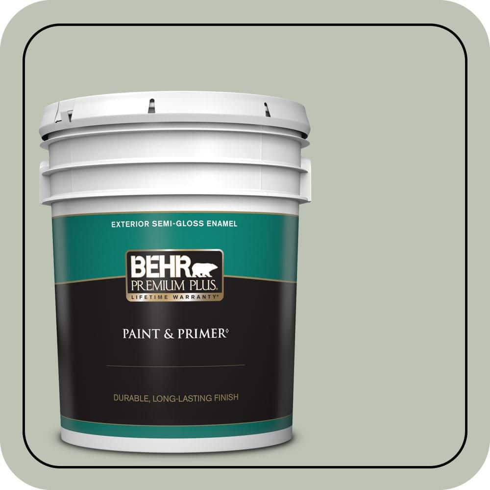 5 gal. #PPU11-11 Summer Green Semi-Gloss Enamel Exterior Paint & Primer price history on PriceWatchPro