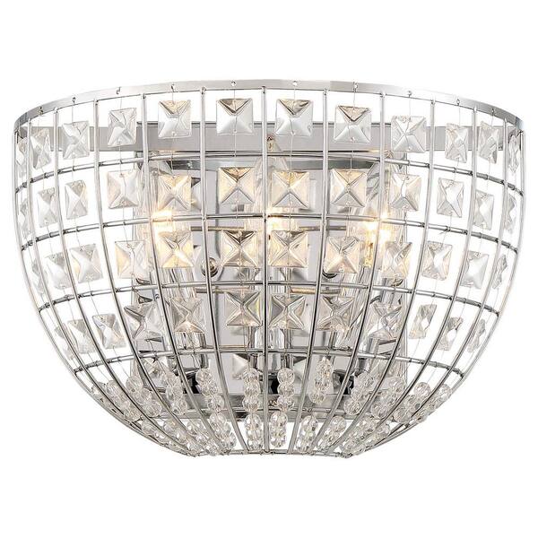 Minka Lavery Palermo 2-Light Chrome Sconce