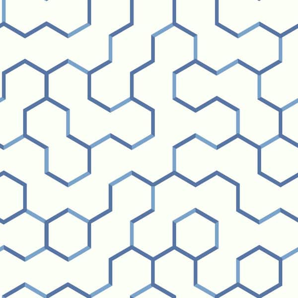 RoomMates Open Geometric Peel and Stick Wallpaper (Covers 28.18 sq. ft.)