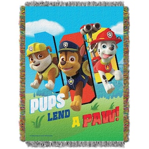 Paw Patrol, Lend a Paw Woven Tapestry Throw Blanket