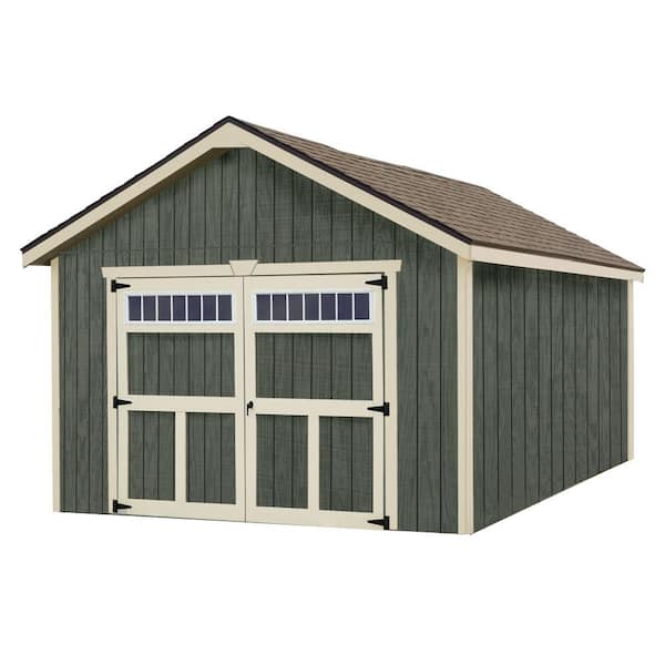 Best Barns Dover 12 ft. x 16 ft. Wood Garage Kit without Floor