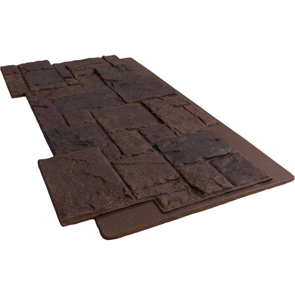 Deep Creek Castle Rock Faux Stone Siding Panel, 49" x 24.5"