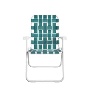 Plastic Folding Lawn Chairs, Teal, (2-Pack)