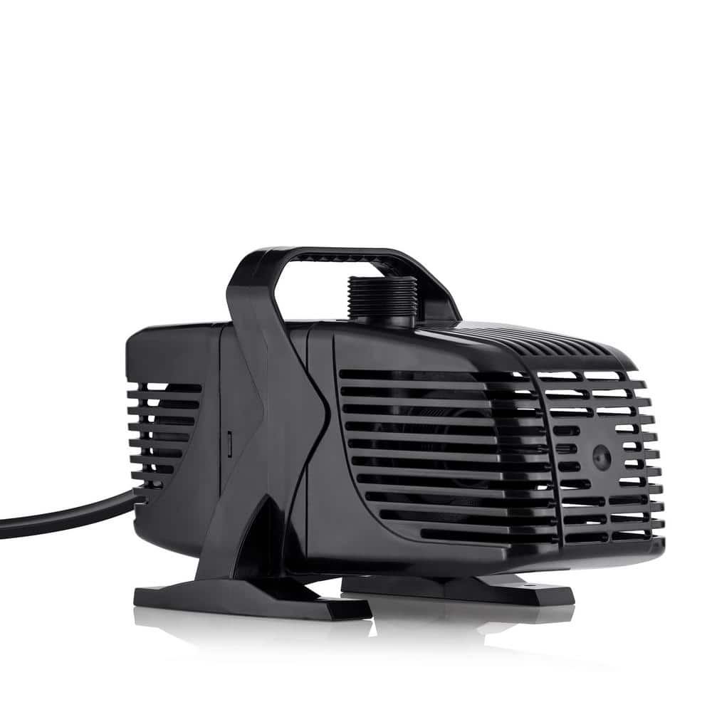 Black Submersible Water Pump with 33' Cord for Fountains & Ponds