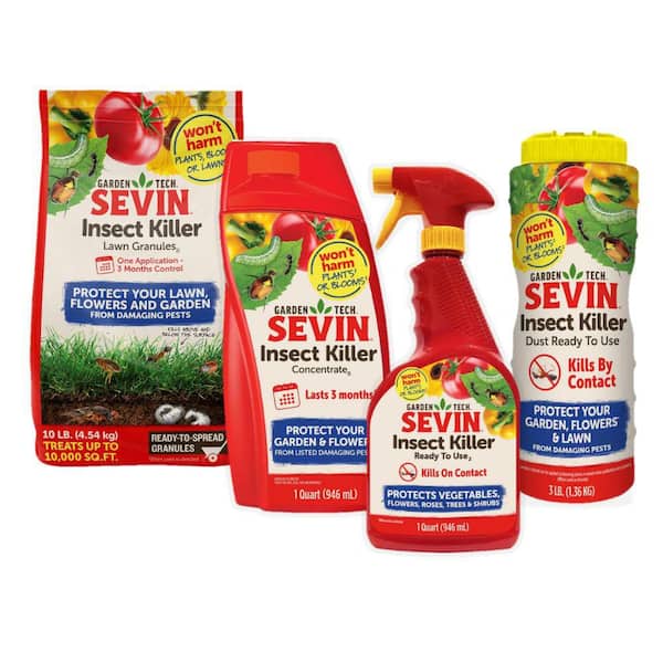 32 oz Ready-To-Use & Concentrate, 3 lb Dust, 10 lb Granules Outdoor Insect Killer Combo