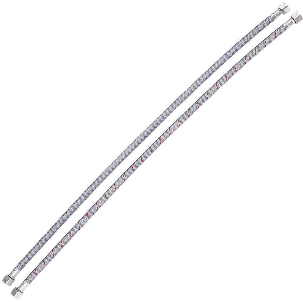 48 in. 3/8 in. Compression x 3/8 in. Compression Braided Stainless Steel Faucet Supply Line price history on PriceWatchPro