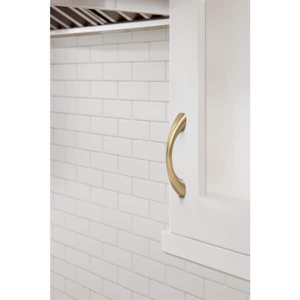 Vaile 3 in. (76mm) Modern Champagne Bronze Arch Cabinet Pull