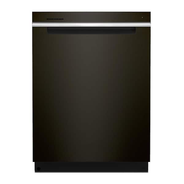 24 in. Built-In Tall Tub Dishwasher in Fingerprint Resistant Black Stainless with 3rd Rack