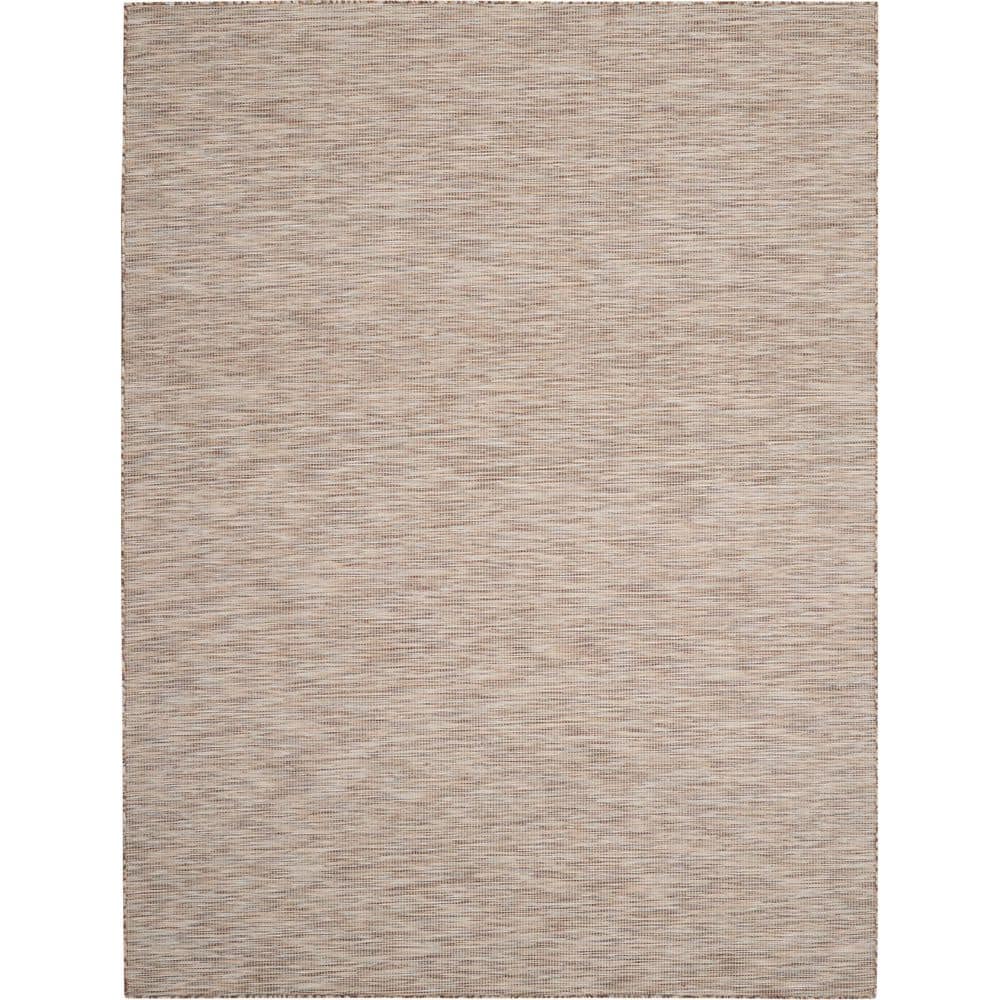 Positano Classic Beige Rectangular 7' x 10' Easy-Care Outdoor Rug