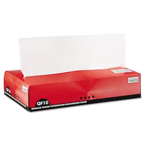 QF10 Interfolded Dry Wax Deli Paper, 10 x 10.25, White (6000-Pack)