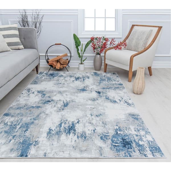 Bliss Rugs Oasis Modern Multi-Color Outdoor Area Rug, 8' x 10