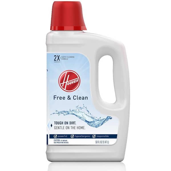 HOOVER 50 oz. Free and Clean Carpet Cleaner Solution, Hypoallergenic Carpet Shampoo