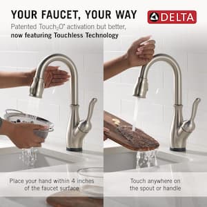 Leland Touch2O with Touchless Technology Single Handle Bar Faucet in Spotshield Stainless