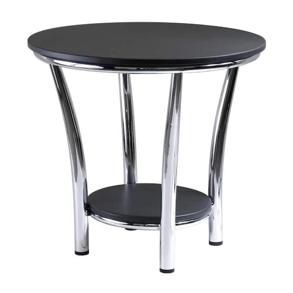 WINSOME WOOD Maya Black End Table