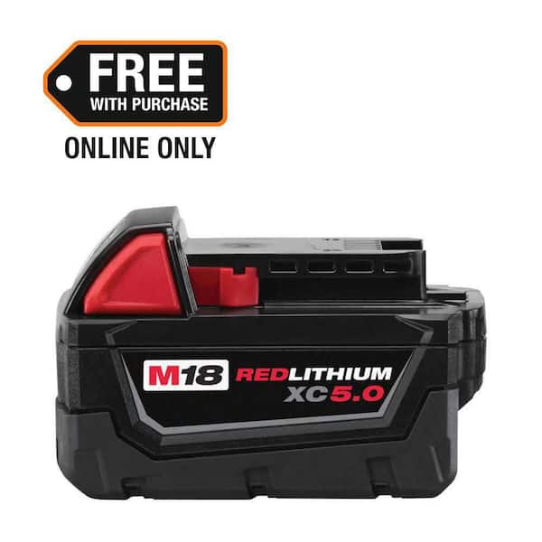 M18 18-Volt 5.0 Ah Lithium-Ion XC Extended Capacity Battery Pack