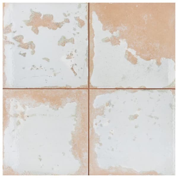 Kings Luxe Heritage White 17-5/8 in. x 17-5/8 in. Ceramic Floor and Wall Tile (10.95 sq. ft. /Case)