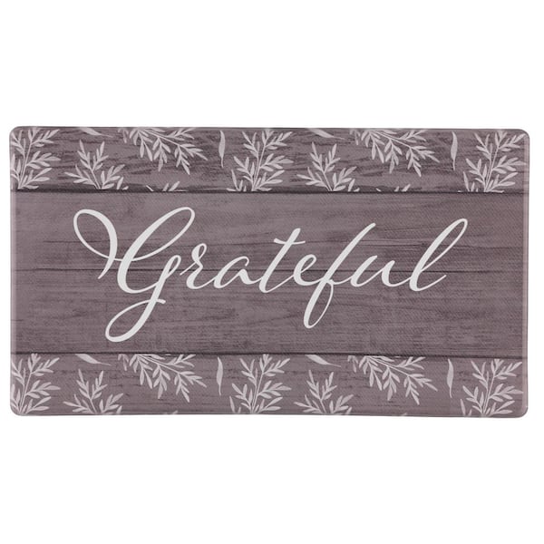 Cloud Comfort Grateful 18 in. x 30 in. Anti-Fatigue Kitchen Mat