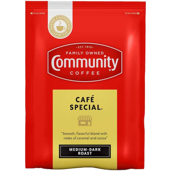 Community Coffee 2.5 oz. Cafe Special Medium-Dark Roast Premium Ground Coffee Fractional Packs (40-Count)
