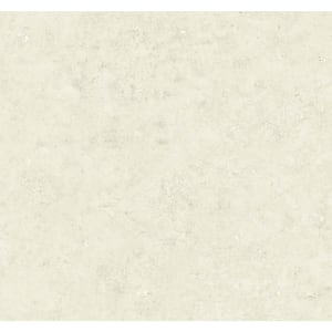 60.75 sq. ft. Oyster and Metallic Champagne Cement Faux Embossed Vinyl Unpasted Wallpaper Roll