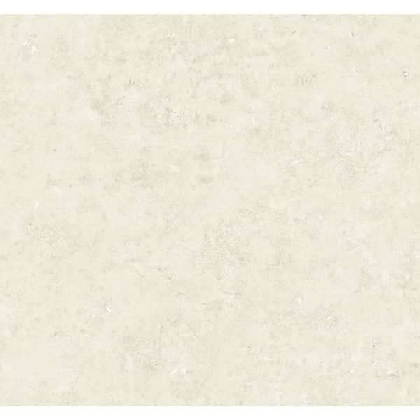 Seabrook Designs 60.75 sq. ft. Oyster and Metallic Champagne Cement Faux Embossed Vinyl Unpasted Wallpaper Roll