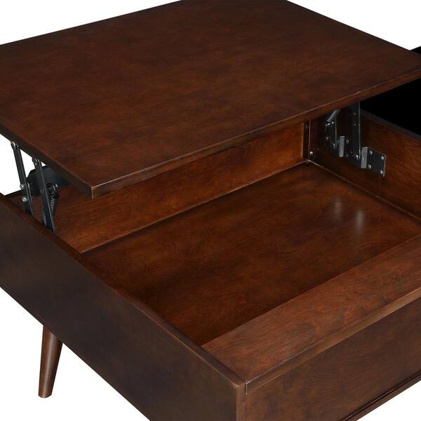 Picket House Furnishings Morgan 48 In Espresso Large Rectangle Wood Coffee Table With Lift Top Cjtn400cte The Home Depot Picket House Furnishings Morgan 48 In, Morgan Espresso Lift Top Coffee Table