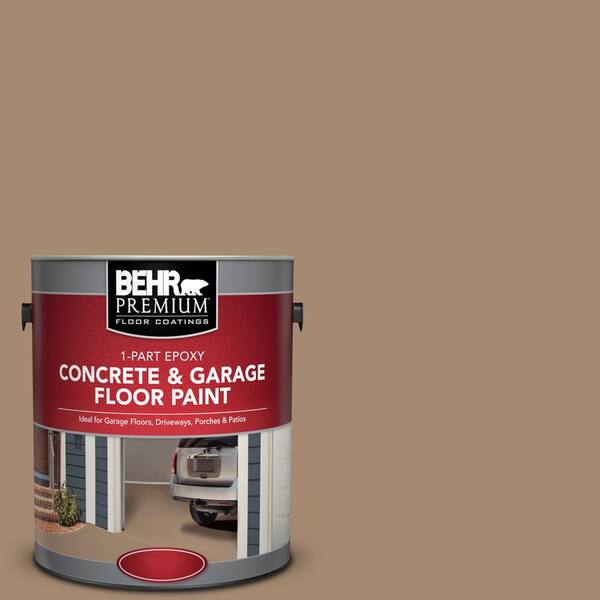 BEHR Premium 1 gal. #N260-5 Distant Land 1-Part Epoxy Satin Interior/Exterior Concrete and Garage Floor Paint