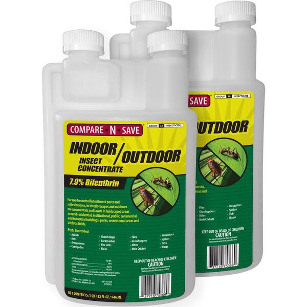 Compare-N-Save 32 oz. Indoor/Outdoor Insect Concentrate 7.9% Bifenthrin (2-Pack)