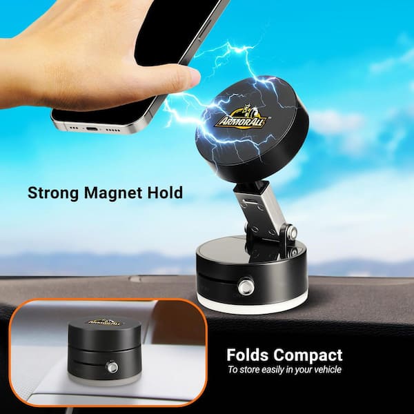 Armor All Magnetic Phone Mount for Car, Dashboard and Windshield
