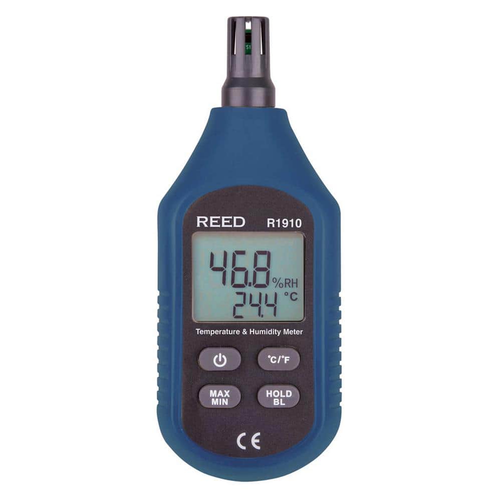 REED Instruments Compact Temperature/Humidity Meter R1910 - The Home Depot
