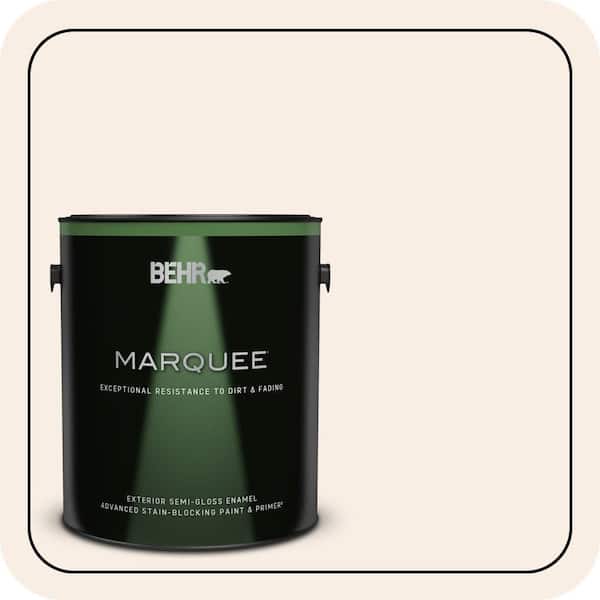 BEHR MARQUEE 1 gal. #250C-1 Bermuda Shell Semi-Gloss Enamel Exterior Paint & Primer