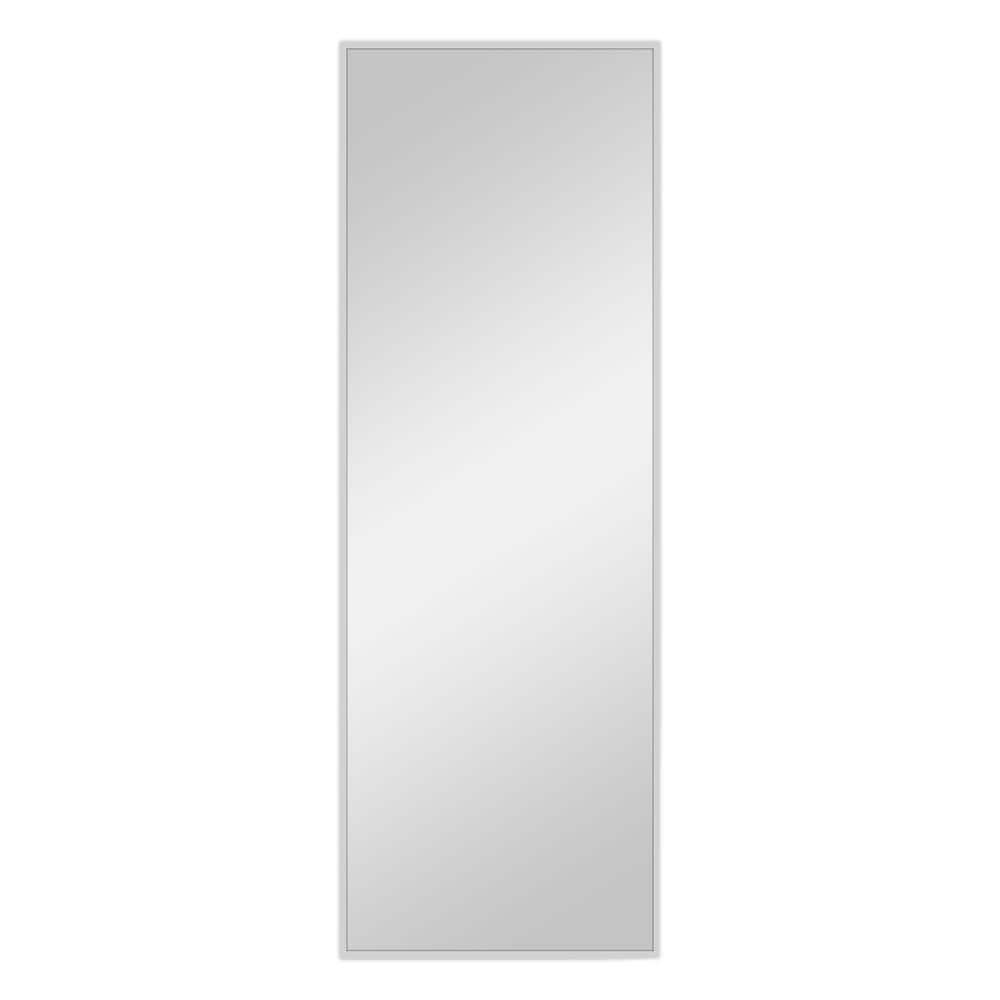 Hot Seller Silver 22 in. W x 64 in. H Modern Rectangle Metal Framed Full-Le