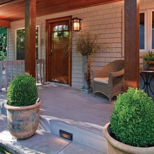 Brick and Deck Hardwired Low Voltage Bronze Stair Light