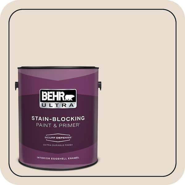 BEHR ULTRA 1 gal. #W-F-220 Cinnamon Cake Extra Durable Eggshell Enamel Interior Paint & Primer