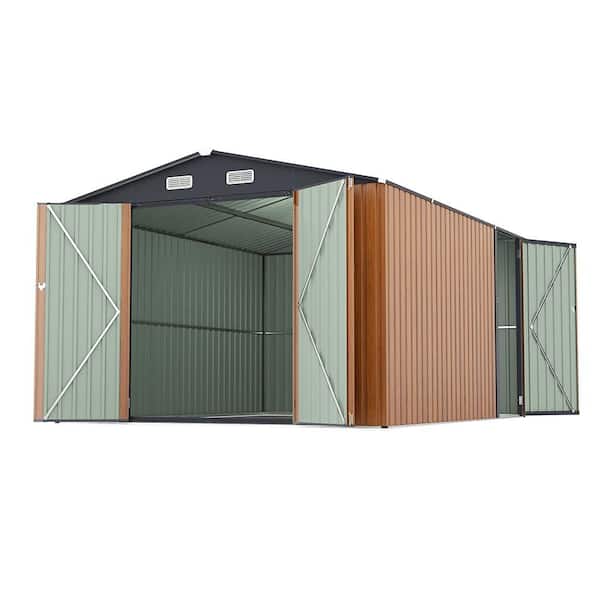 9 ft. x 11 ft. Outdoor Metal Storage Shed, Utility Tool Shed for Backyard, Patio, Lawn, Garden Shed (99 sq. ft. )
