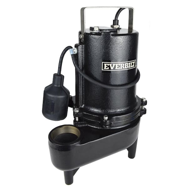 Everbilt 1/2 HP Cast Iron Sewage Ejector Pump