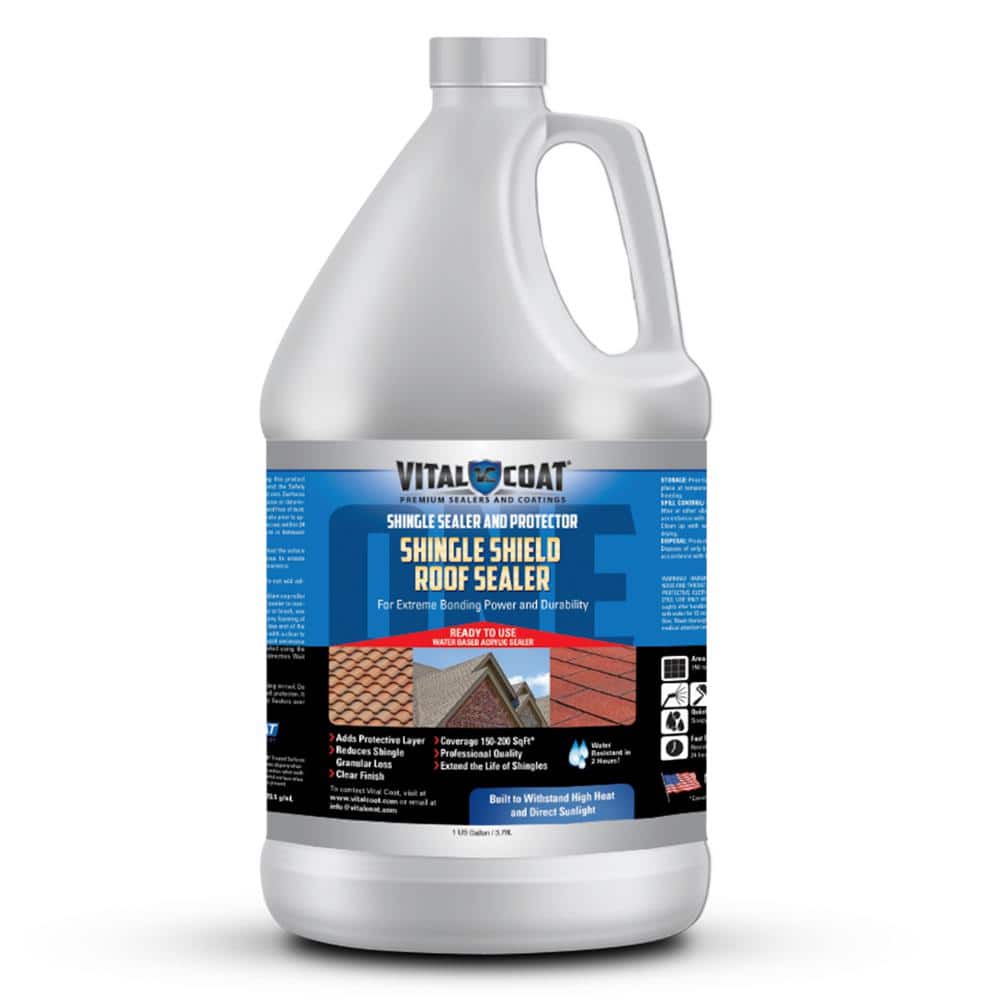 VITAL COAT 1 Gal. Clear Matt 100% Acrylic Shingle Shield Roof