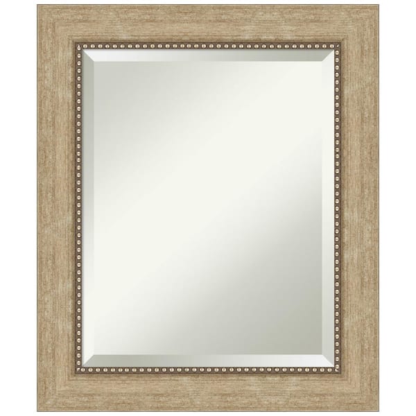 Amanti Art Astor Champagne 21 in. H x 25 in. W Framed Wall Mirror